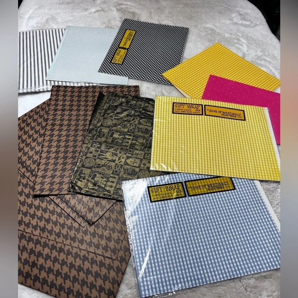 House of Weatherly gift wrap sets